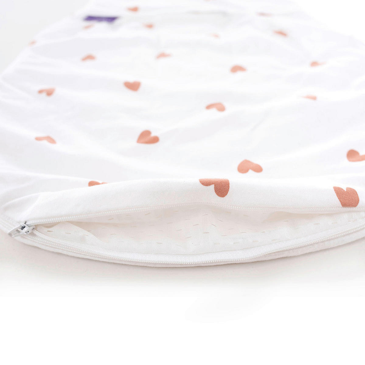 BABYSCHLAFSACK Herz 56/62  - Multicolor, Basics, Textil (56/62null) - Träumeland