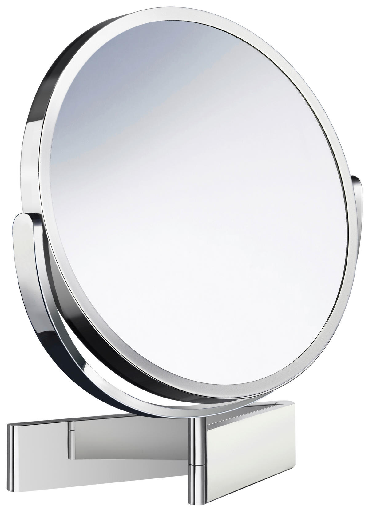 SCHMINKSPIEGEL 20/26/17 cm  - Chromfarben, Basics, Glas/Metall (20/26/17cm) - Smedbo