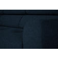 ECKSOFA in Chenille Dunkelblau  205/280 cm  - Schwarz/Dunkelblau, Design, Textil/Metall (205/280cm) - Xora