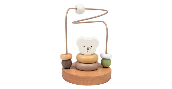 MOTORIKSPIEL  - Creme/Braun, Basics, Holz/Holzwerkstoff (10,7/15,8cm) - My Baby Lou