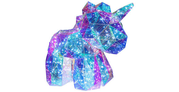 TISCHLEUCHTE - Transparent/Perlmutt, Trend, Kunststoff (23/38/36cm) - Novel