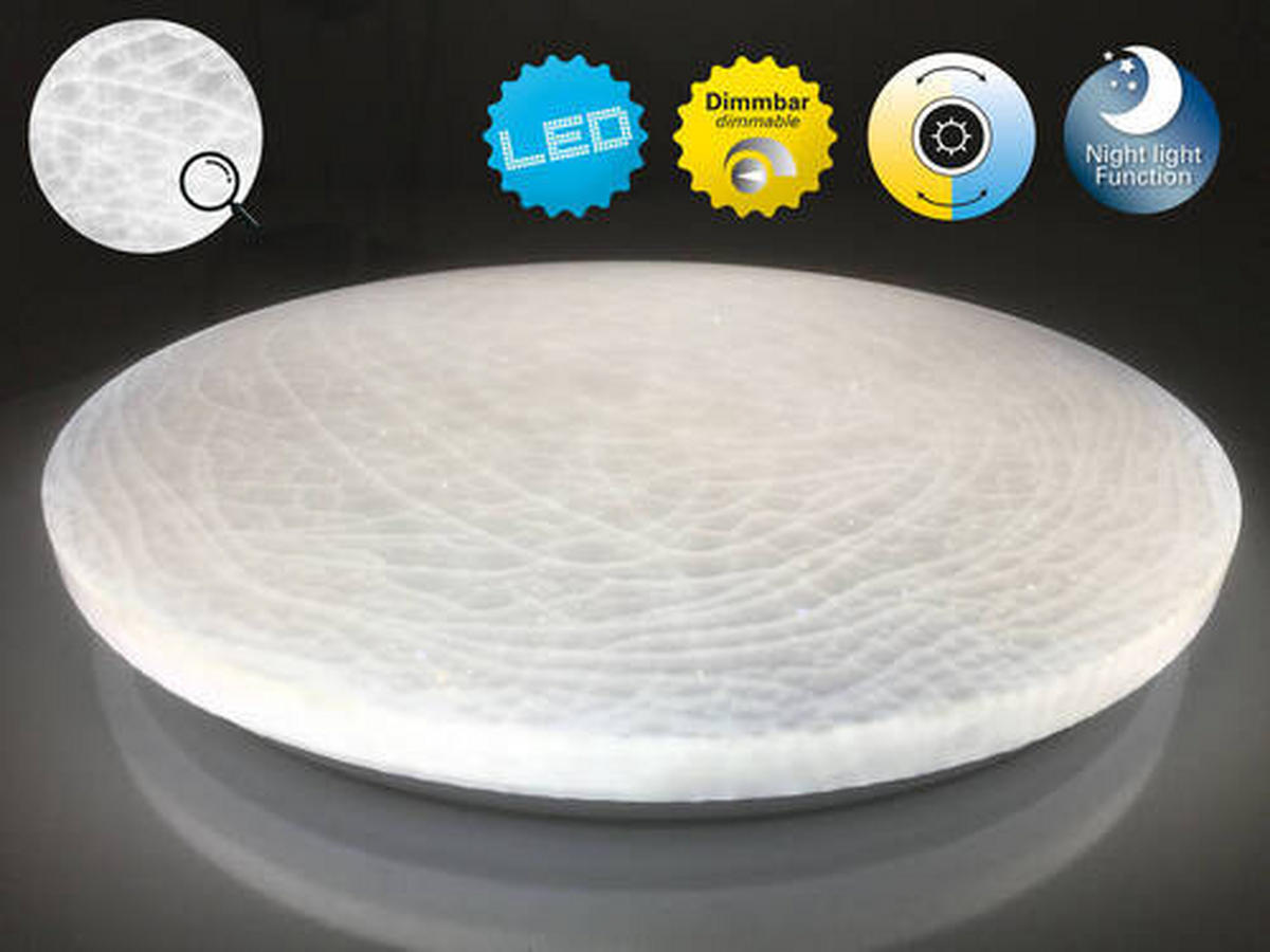 LED-DECKENLEUCHTE 48 cm  - Weiß, Basics, Kunststoff/Metall (48cm) - Näve