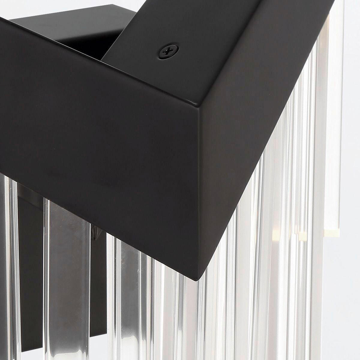 LED-WANDLEUCHTE - Schwarz, Design, Kunststoff/Metall (50,8/25,7/12,8cm) - Elstead Lighting