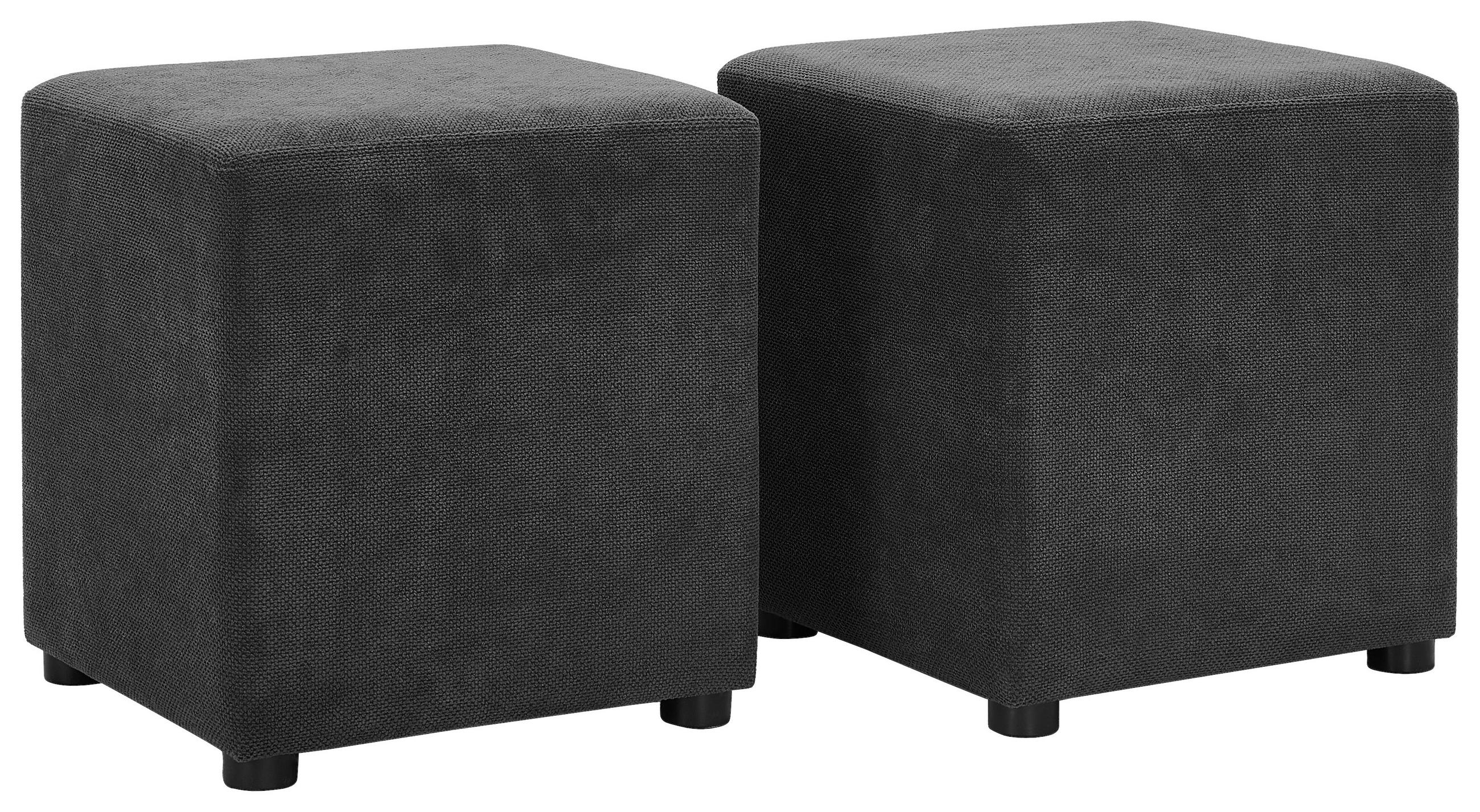 Thumbnail - Carryhome Ecksofa, Dunkelgrau, Textil, Buche, massiv, 4-Sitzer, Ottomane links, L-Form, 283x244 cm, Liegefunktion, seite...