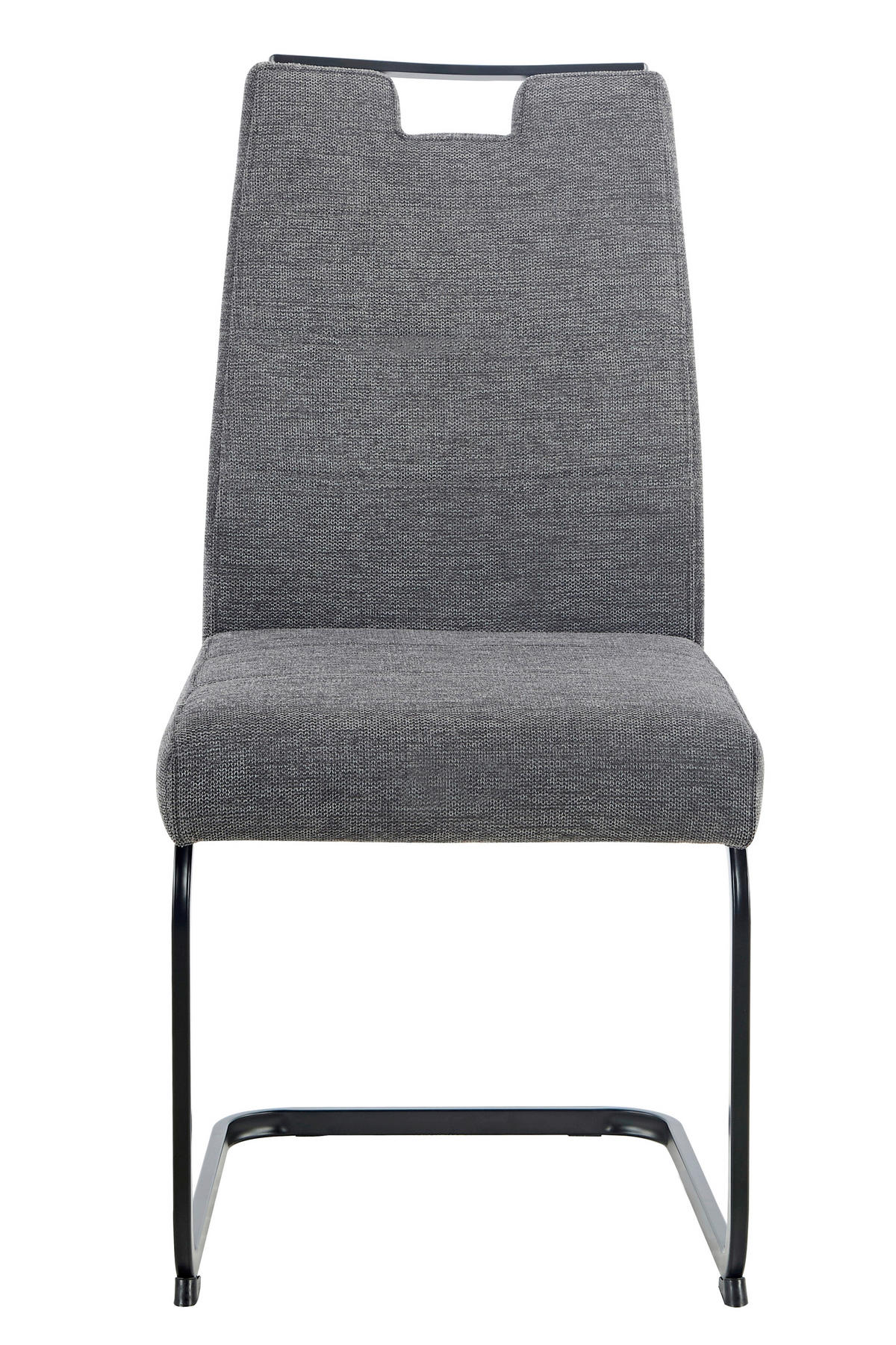 TISCHGRUPPE   - Eichefarben/Anthrazit, MODERN, Textil/Metall (140 - 180/76/90cm) - MID.YOU