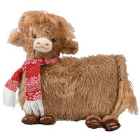DÍSZPÁRNA  - barna/piros, Lifestyle, textil (41/16/46cm) - X-Mas