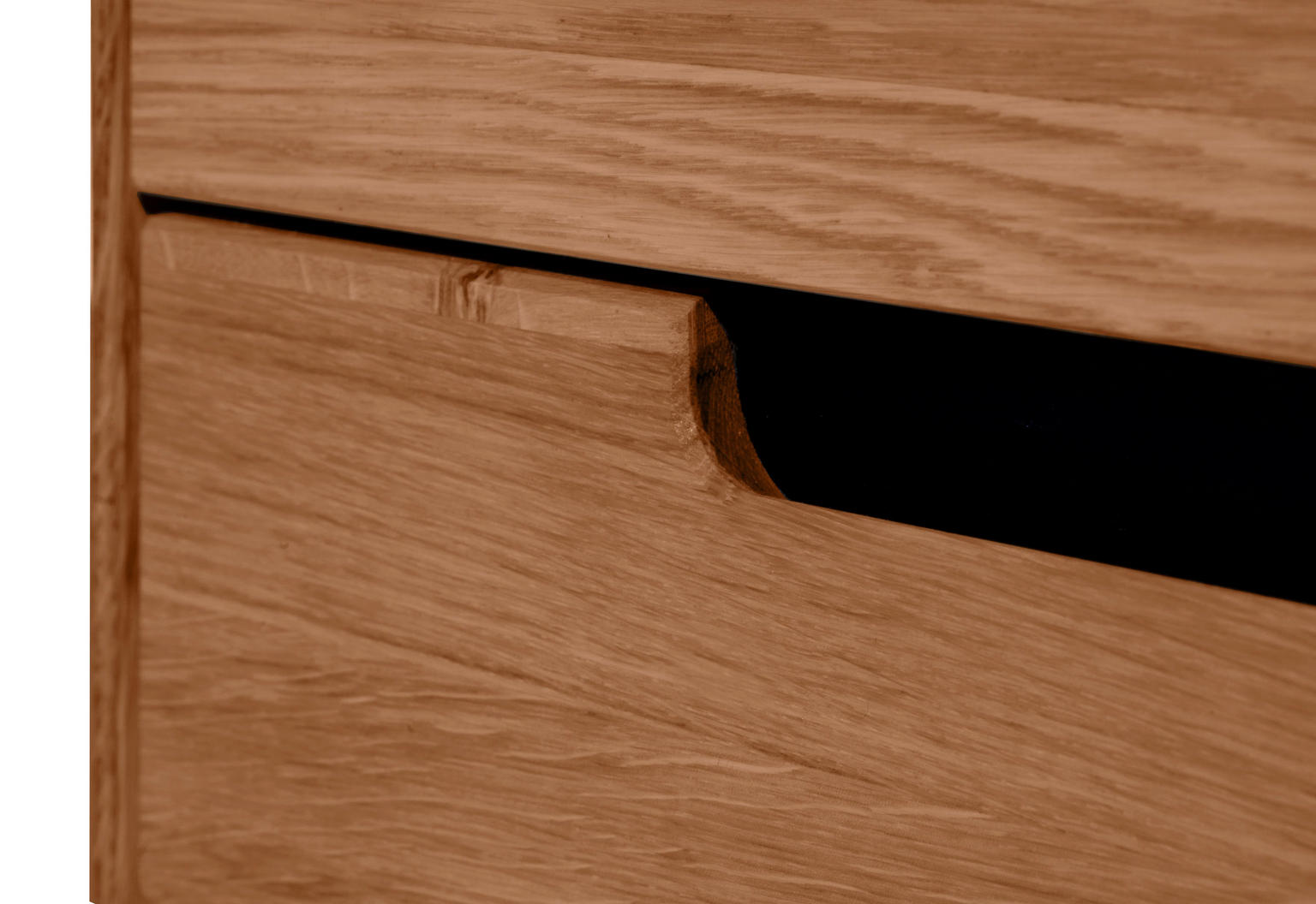 STANDREGAL Holz Eiche furniert, massiv Eichefarben - toller Stauraum