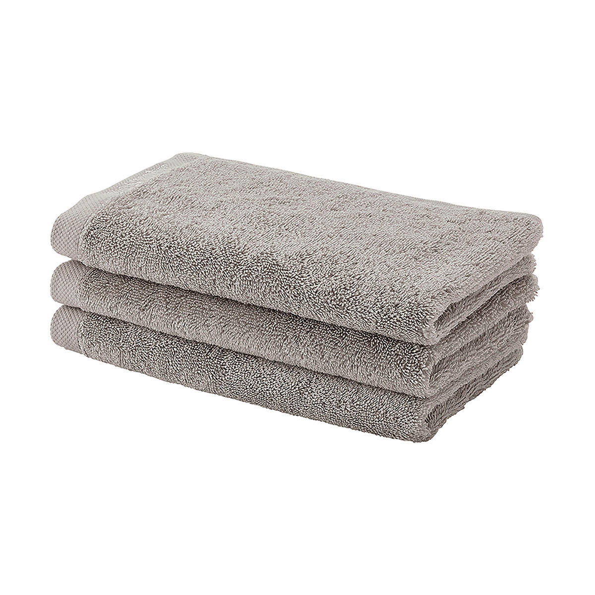 GÄSTETUCH London Greige 3-teilig 30/50 cm  - Greige, Basics, Textil (30/50cm) - Aquanova