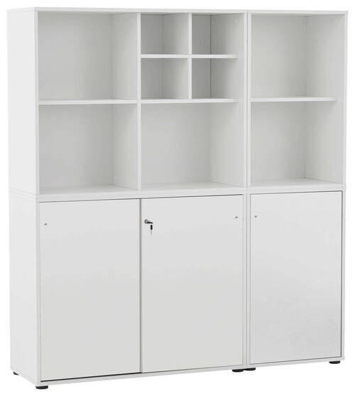 AKTENSCHRANK 165,2/151/41 cm  - Weiß, MODERN, Holzwerkstoff (165,2/151/41cm) - MID.YOU