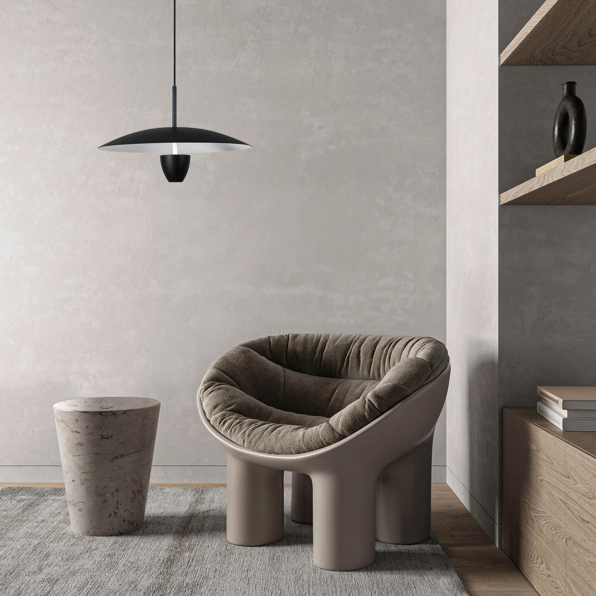 LED-HÄNGLAMPA Ufo 30/120 cm  - svart, Design, metall (30/120cm)