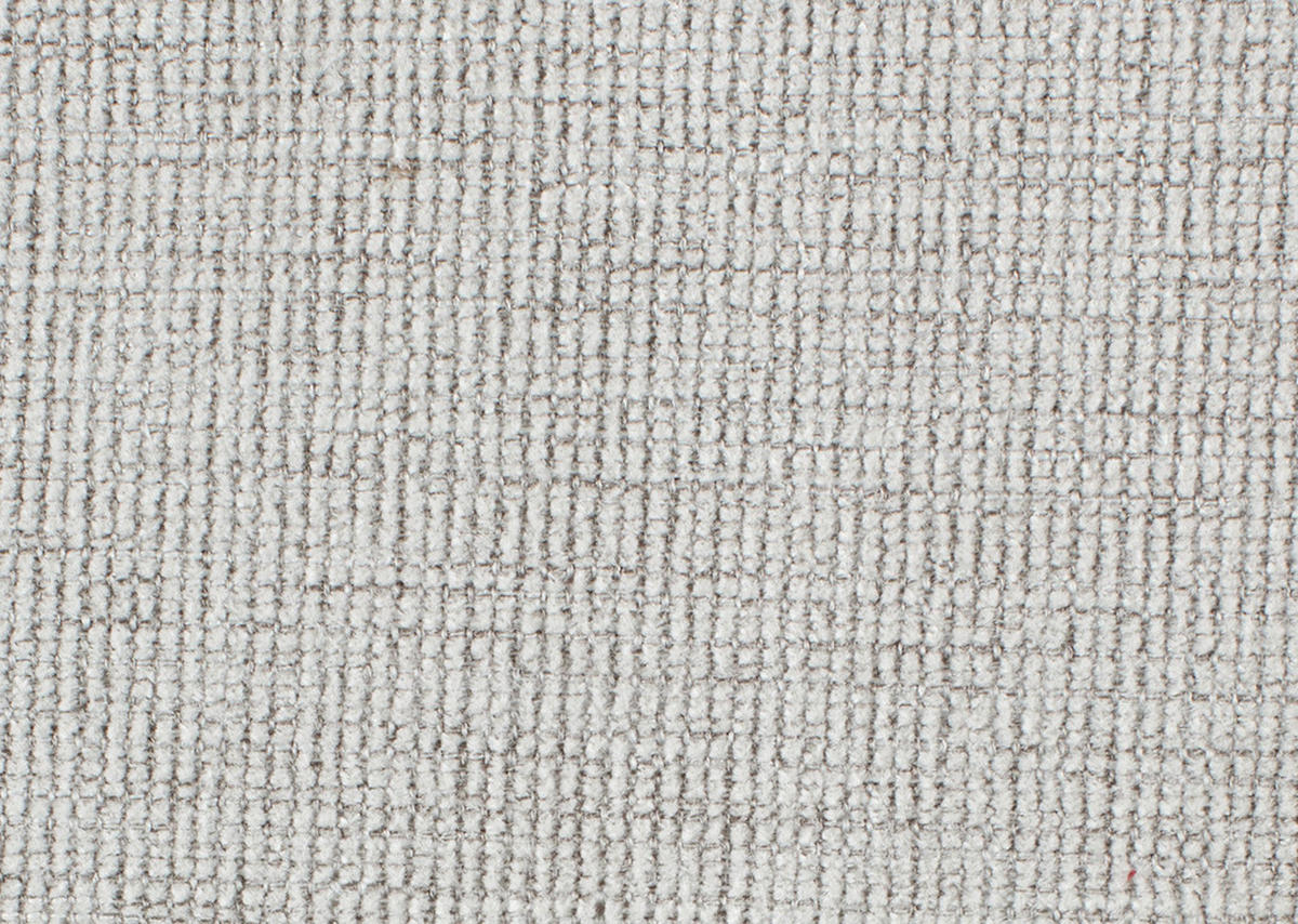 ECKSOFA in Webstoff Creme  - Creme/Schwarz, Design, Textil/Metall (206/256cm) - Beldomo System