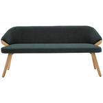 SITZBANK 231/83/59 cm  in Grün  - Eiche Bianco/Grün, KONVENTIONELL, Holz/Textil (231/83/59cm) - Linea Natura