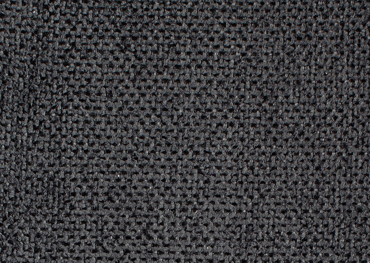 ECKSOFA in Flachgewebe Schwarz  181/260 cm  - Schwarz, KONVENTIONELL, Textil/Metall (181/260cm) - Beldomo Speed