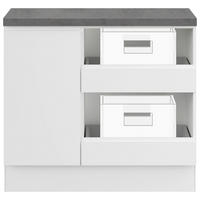 UNTERSCHRANK 100/91,8/58 cm   - Weiß, Basics, Holzwerkstoff (100/91,8/58cm) - Impuls