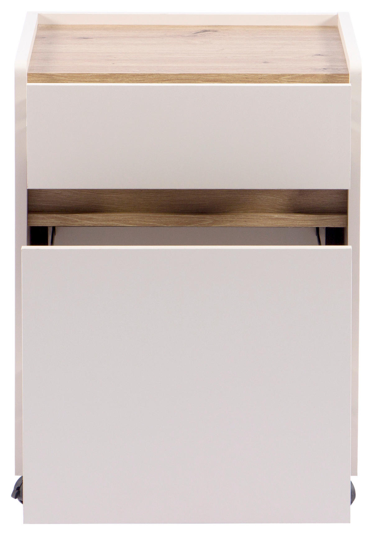 ROLLCONTAINER 43/57/43 cm  - Kaschmir/Eiche Artisan, MODERN, Holzwerkstoff/Kunststoff (43/57/43cm) - MID.YOU
