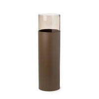 WINDLICHT - Braun, LIFESTYLE, Glas/Metall (21cm)