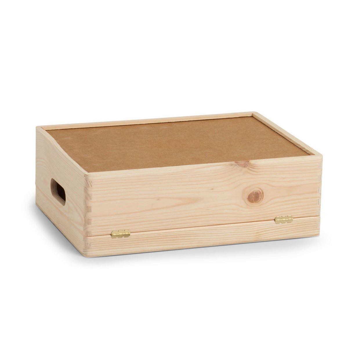 AUFBEWAHRUNGSBOX    40/30/14 cm  - Naturfarben, Basics, Holz (40/30/14cm) - Zeller Present