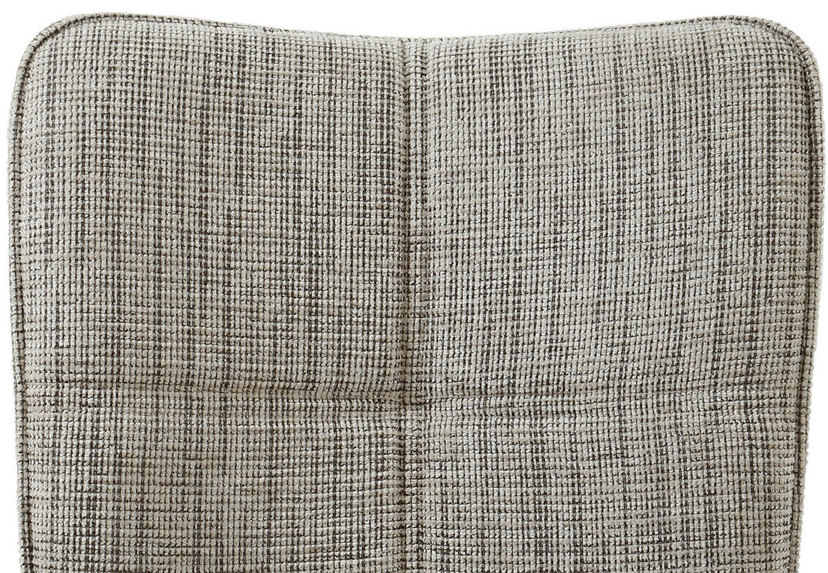 ARMLEHNSTUHL  in Eisen Webstoff  - Schwarz/Braun, Design, Textil/Metall (66/90,5/66cm) - Carryhome