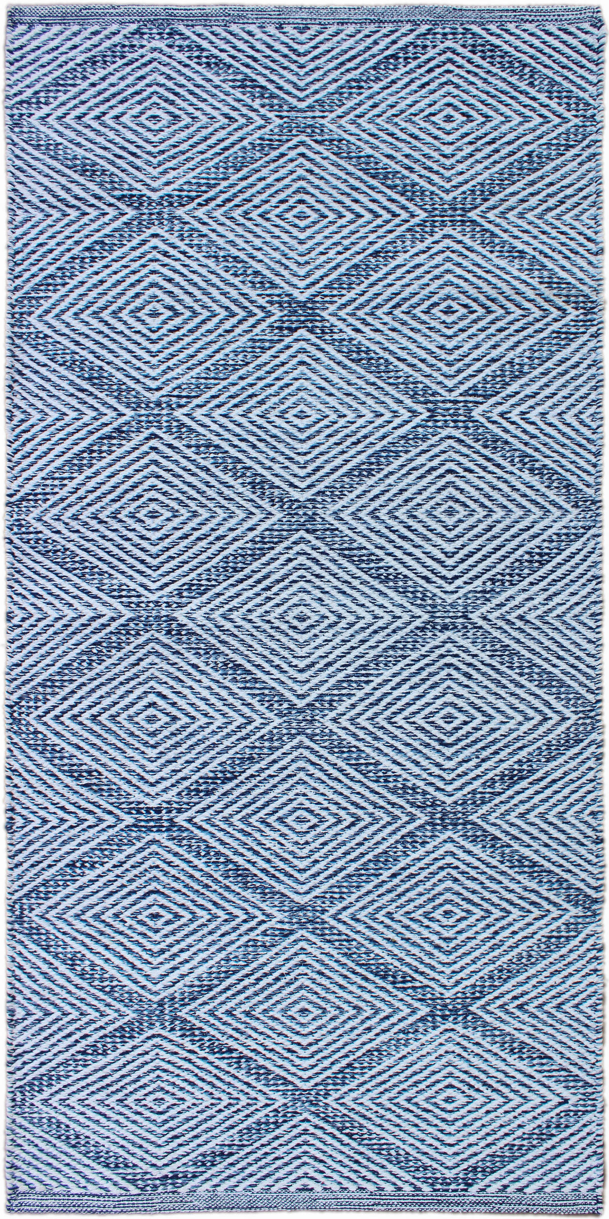 PATCHWORK TEPIH 60/120 cm   plava  Diamant Denim  - plava, Design, tekstil (60/120cm) - Boxxx