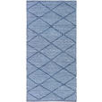FLECKERLTEPPICH 60/120 cm Diamant Denim  - Blau, Design, Textil (60/120cm) - Boxxx