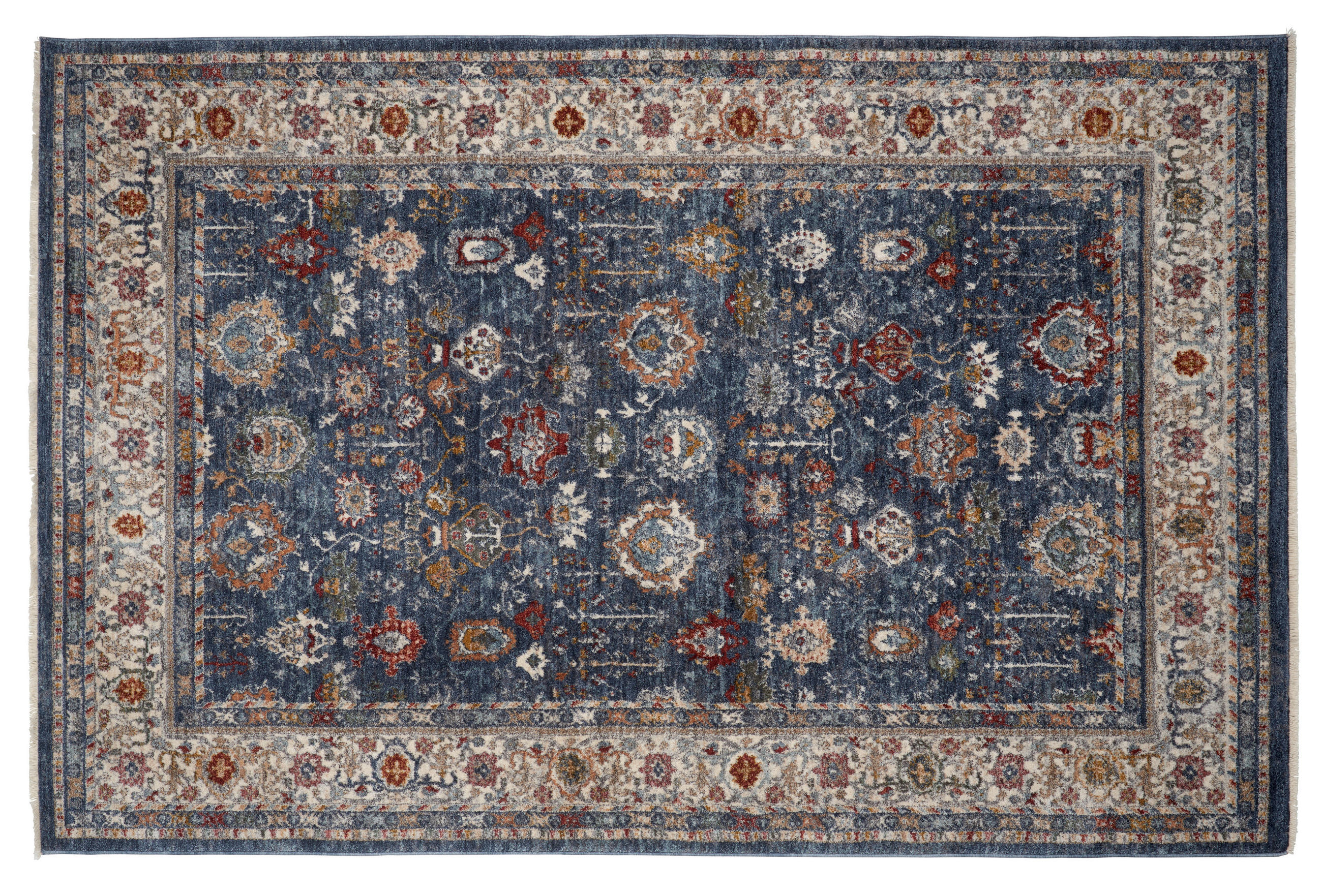 Webteppich Blau Klassisch Yennefer 120x160 cm