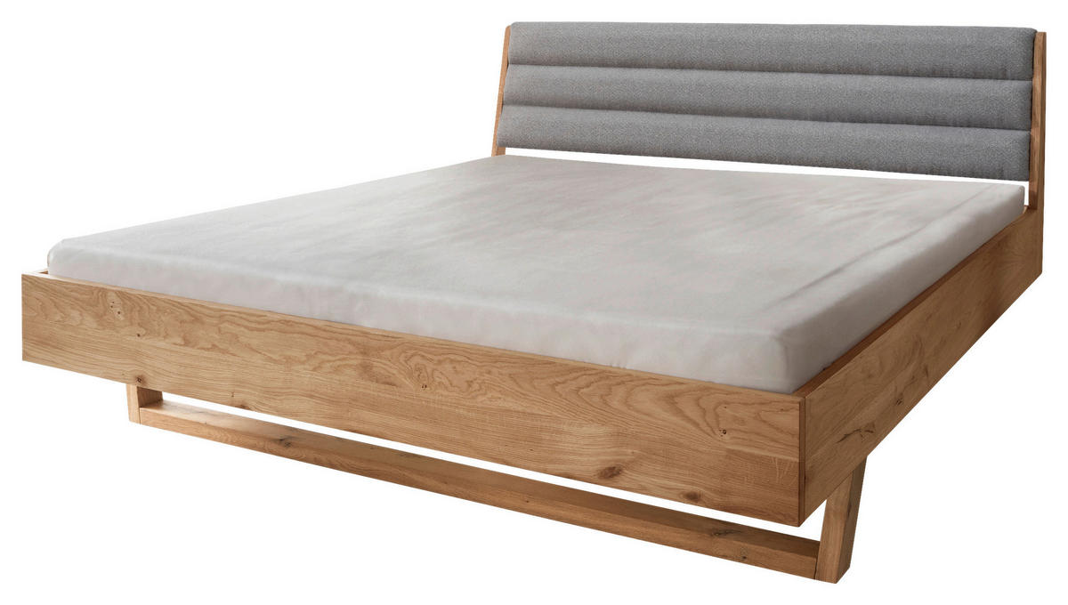 BETT 180/200 cm,  in Fichtefarben,  - Fichtefarben/Grau, MODERN, Holz (180/200cm) - Livetastic