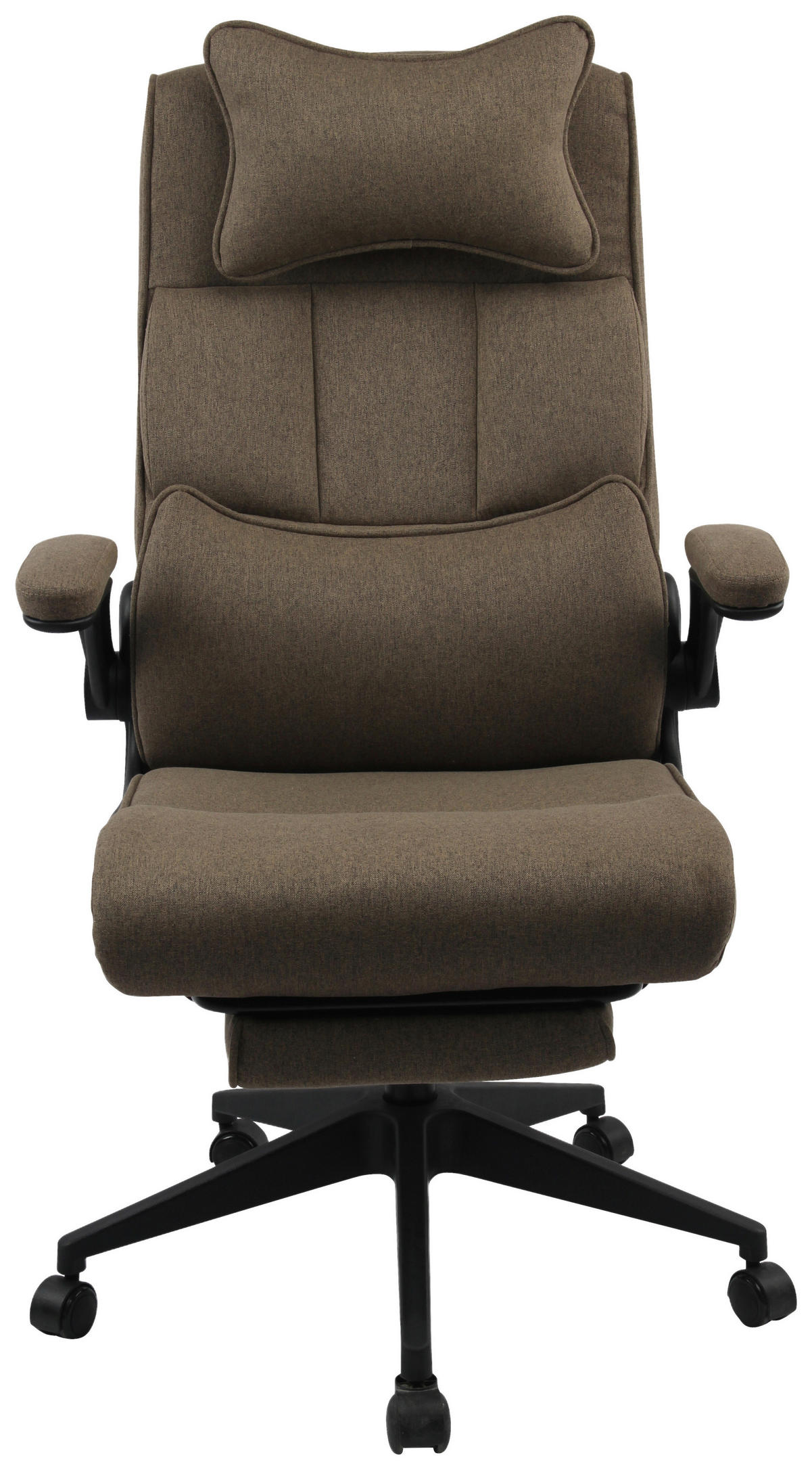 CHEFSESSEL  in Webstoff Braun  - Schwarz/Braun, MODERN, Kunststoff/Textil (62/112-122/65cm) - MID.YOU