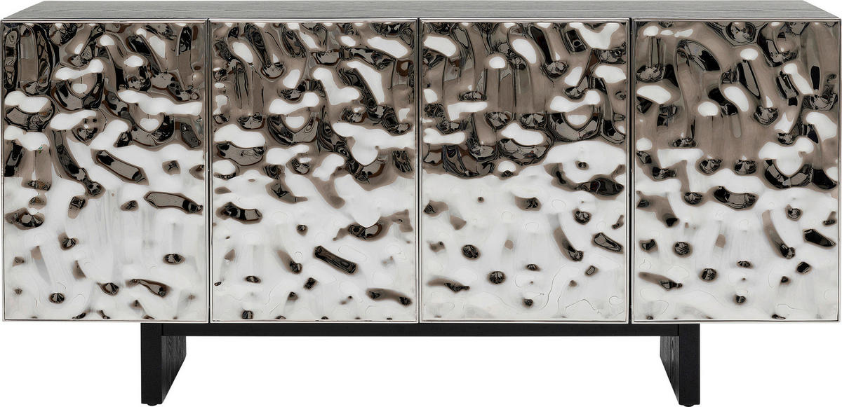 SIDEBOARD  in 160/78/45 cm  - Eschefarben/Silberfarben, Holz/Metall (160/78/45cm) - Kare-Design