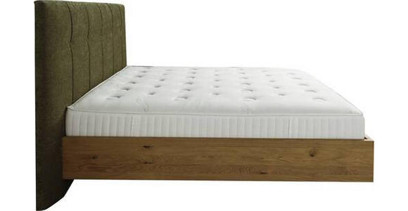 BOXSPRINGBETT 180/200 cm  in Waldgrün, Wildeiche  - Waldgrün/Wildeiche, Natur, Holz/Textil (180/200cm) - Valnatura