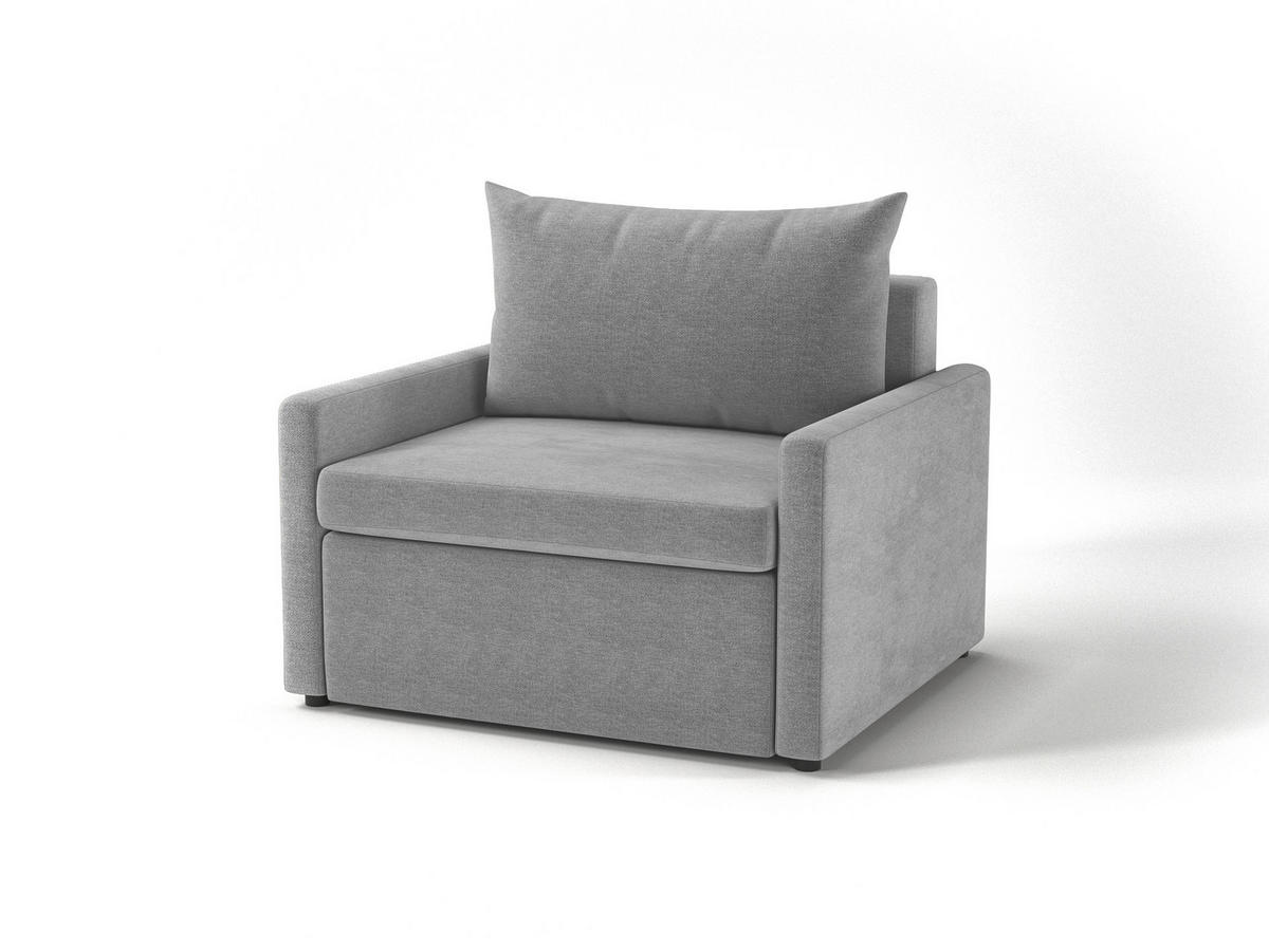 SCHLAFSESSEL COLOGNE in Flachgewebe Grau  - Schwarz/Grau, Design, Kunststoff/Textil (92/89/103cm) - MID.YOU