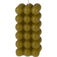 SVIEČKA - Design, prírodné materiály (6/6/12cm)