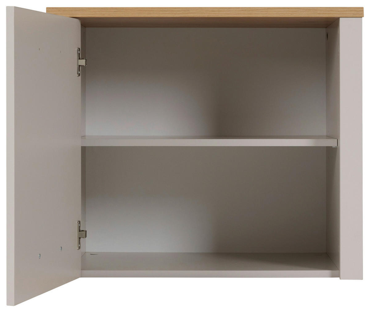 AUFSATZSCHRANK 70/60/60 cm  in  - Kaschmir/Silberfarben, ROMANTIK / LANDHAUS, Holzwerkstoff/Metall (70/60/60cm) - home24