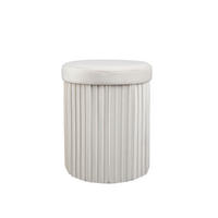 AUFBEWAHRUNGSBOX - Sandfarben, MODERN, Textil (31/37,5/31cm) - Milino