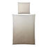 BETTWÄSCHE Makosatin Sandfarben - Sandfarben, KONVENTIONELL, Textil (155/220cm) - Ambiente