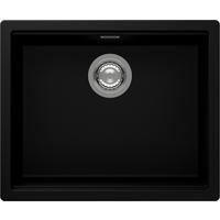 SPÜLE KIRN100LANGT  - Schwarz, Basics, Stein (55,6/28,9/45,6cm) - Schock