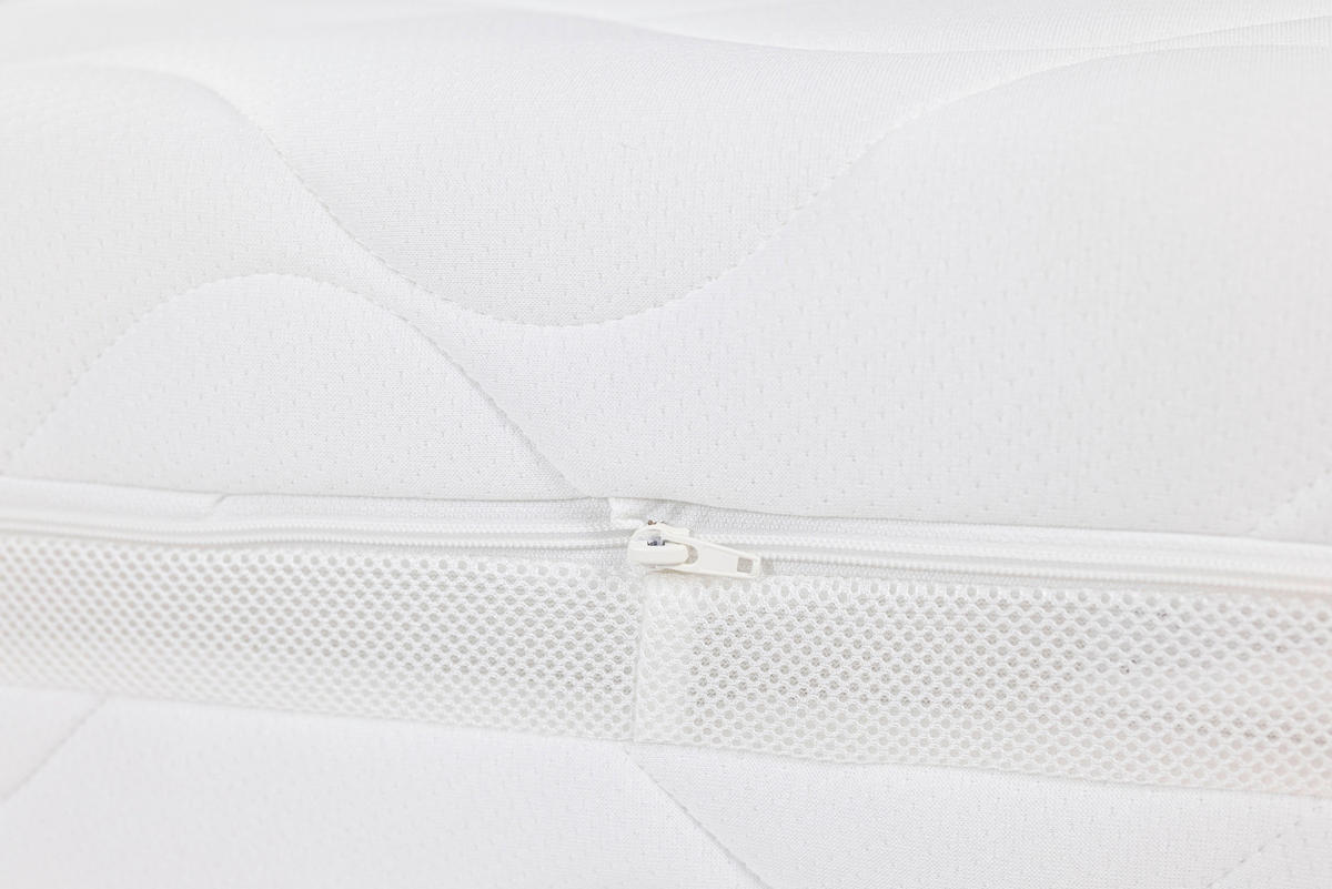 TASCHENFEDERKERNMATRATZE PHB LUX 7 ZONEN H3 80/200 cm Höhe ca. 23 cm 7 -Zonen - Weiß, MODERN, Textil (80/200cm) - Livetastic