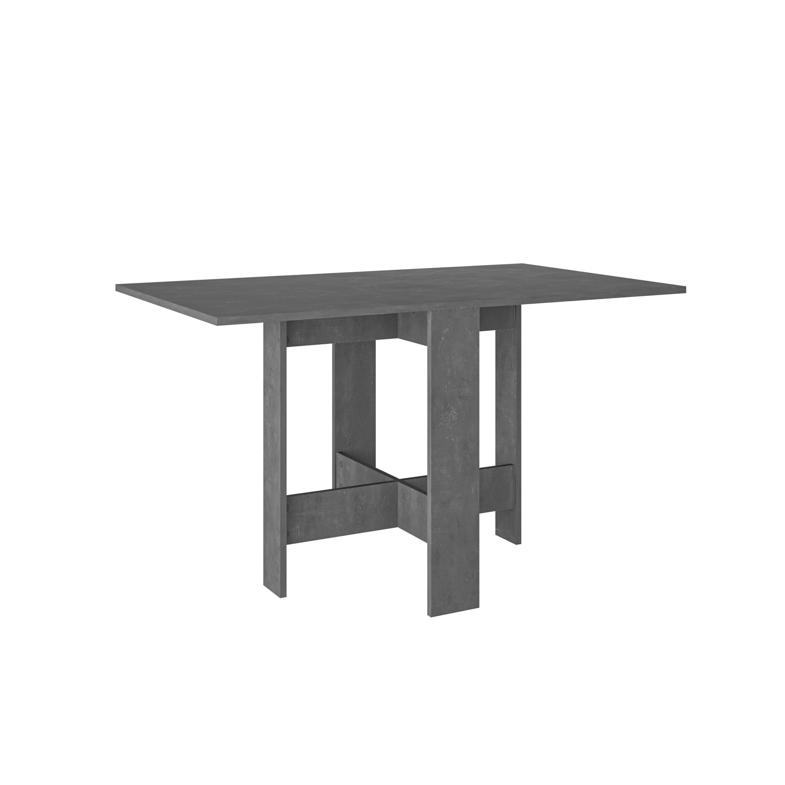 ESSTISCH rechteckig Grau  - Grau, Design, Holzwerkstoff (130/76/73cm) - Livetastic