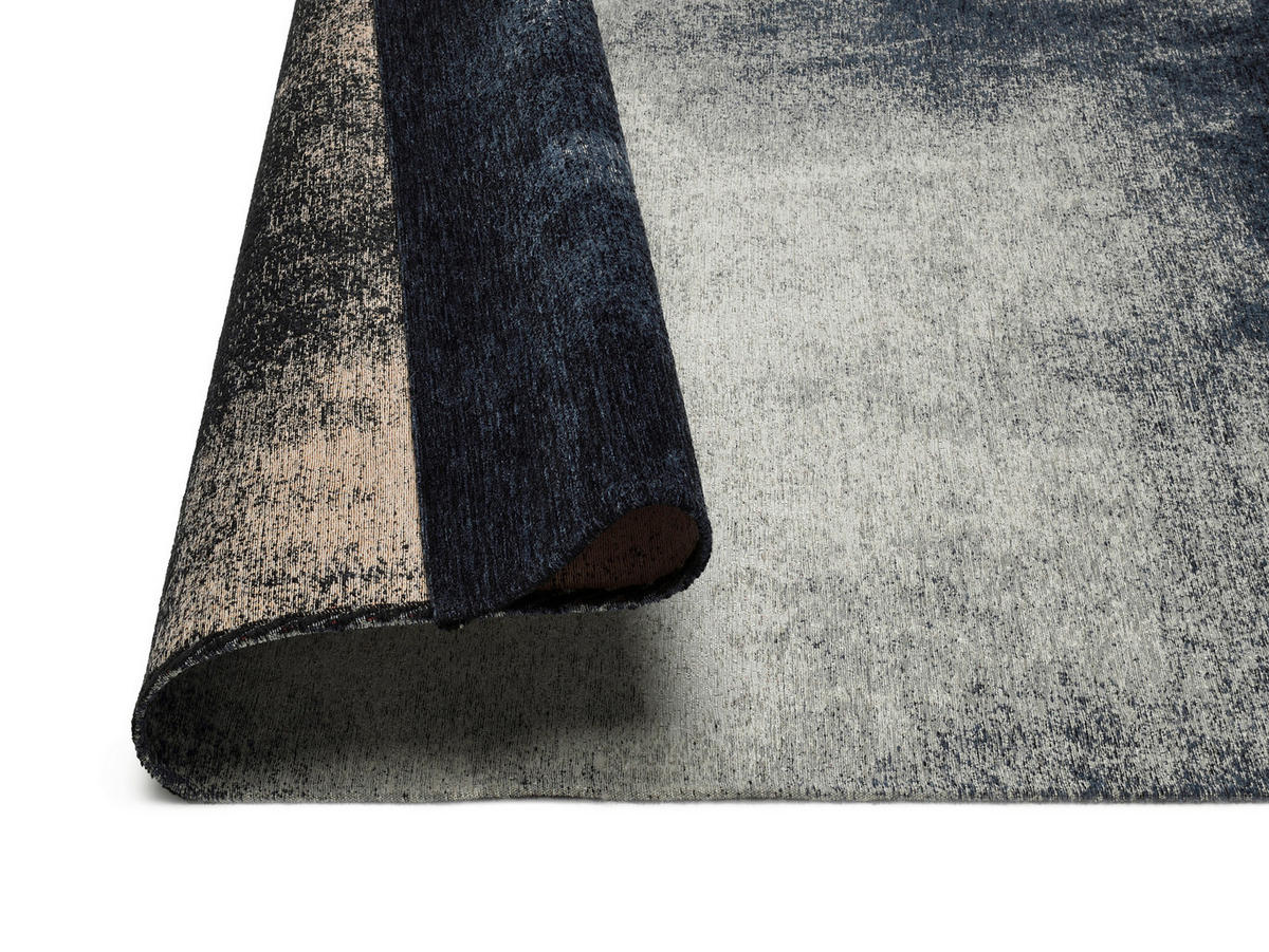 FLACHWEBETEPPICH 155/230 cm Lykaris Schwarz, Dunkelgrau  - Dunkelgrau/Schwarz, Design, Kunststoff/Textil (155/230cm) - Novel