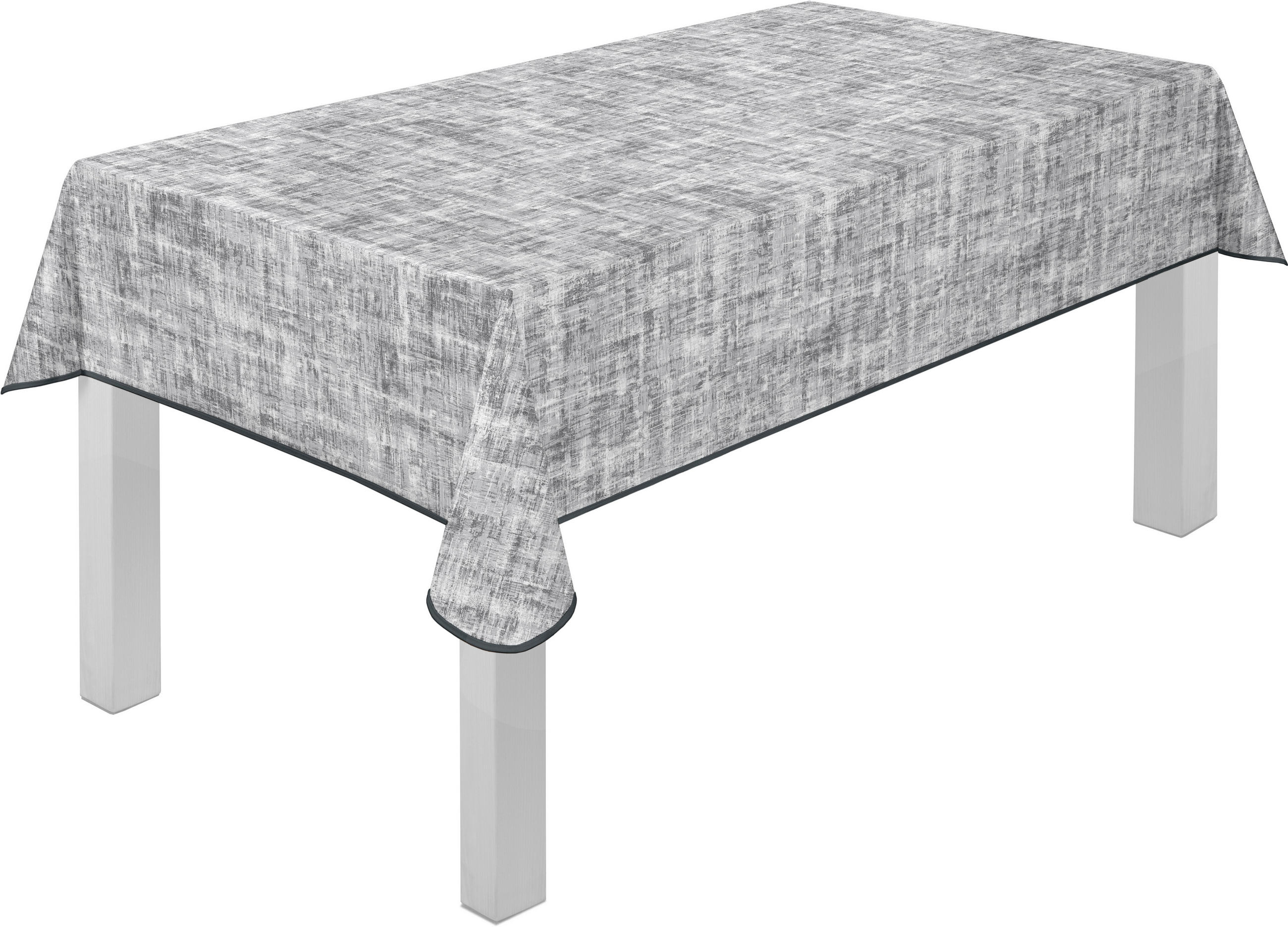 TISCHDECKE WALL ART Textil Grau 130/220 cm  - Grau, Basics, Textil (130/220cm) - Peyer Syntex