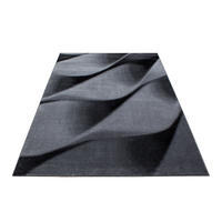 VÄVD MATTA 200/290 cm Parma  - svart, Klassisk, textil (200/290cm) - Novel