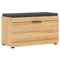 LAVICA DO PREDSIENE, 80/49/40 cm - čierna/farba buka, Konventionell, kompozitné drevo/textil (80/49/40cm) - Cantus