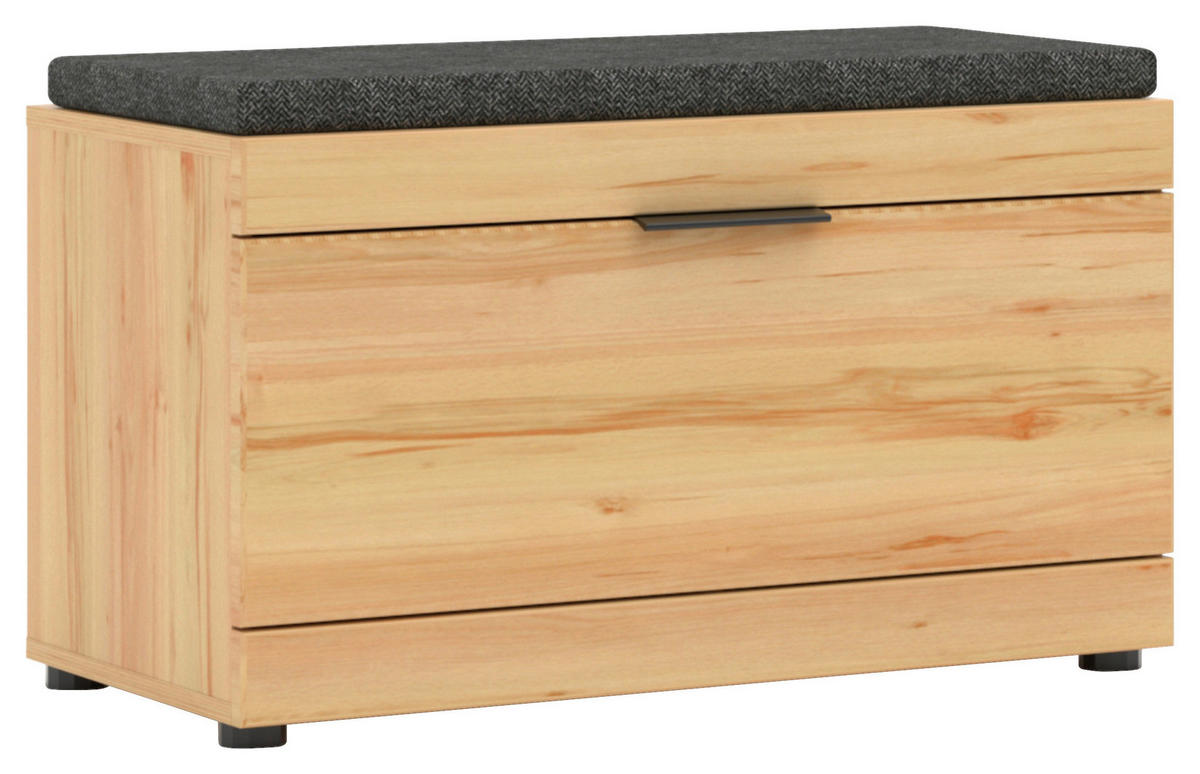 LAVICA DO PREDSIENE, 80/49/40 cm - čierna/farba buka, Konventionell, kompozitné drevo/textil (80/49/40cm) - Cantus