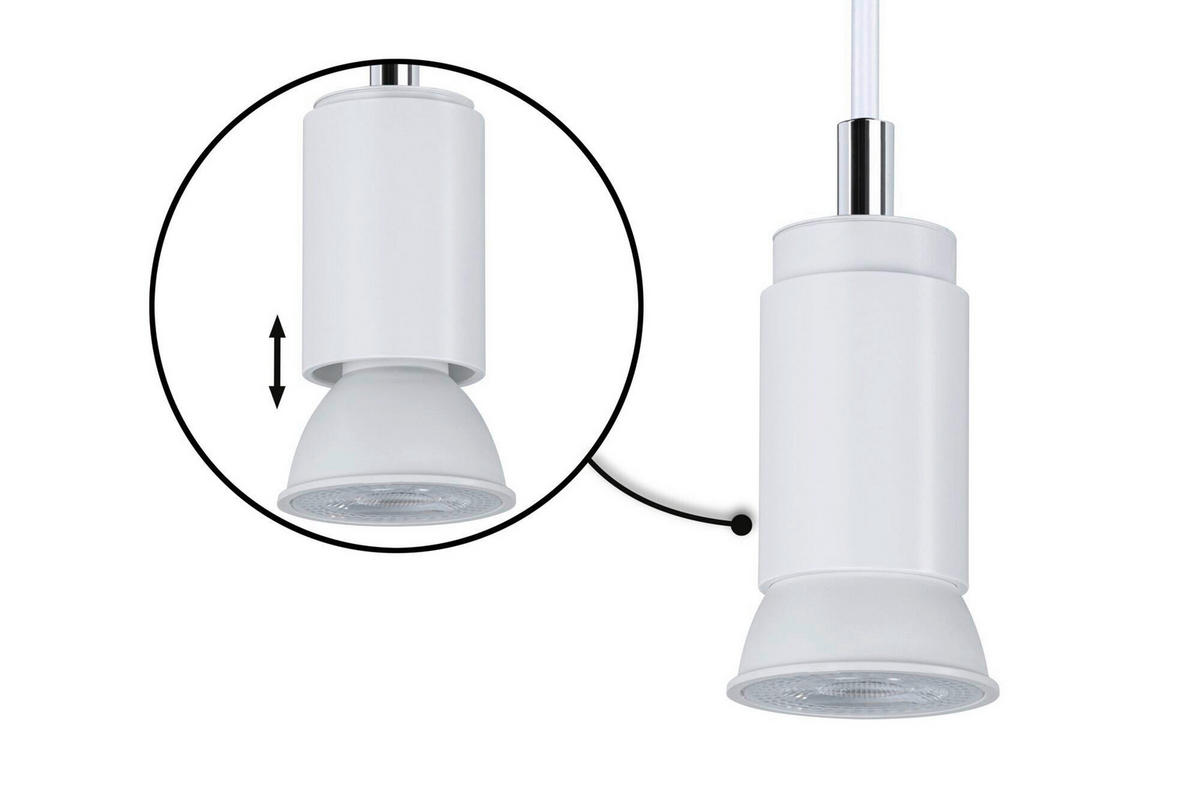 SCHIENENSYSTEM-HÄNGELEUCHTE URail Pendel Runa 3,5/118 cm   - Basics (3,5/118cm) - Paulmann