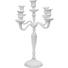 KERZENHALTER - Weiß, KONVENTIONELL, Metall (34cm) - Ambia Home KERZENHALTER - Weiß, KONVENTIONELL, Metall (34cm) - Ambia Home
