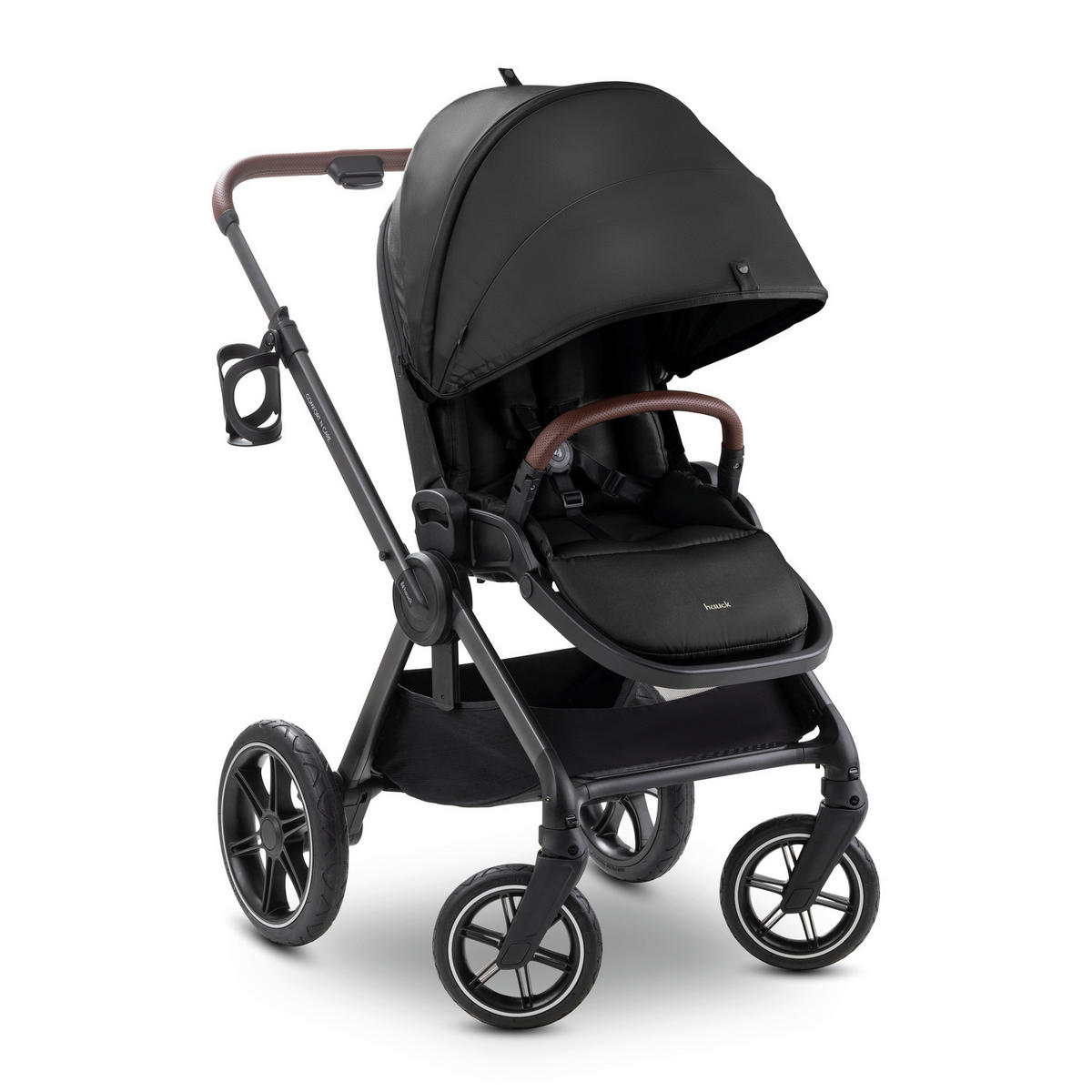 BUGGY Comfort N Care  - Anthrazit/Schwarz, Basics, Kunststoff/Textil (60/107/87,5cm) - Hauck