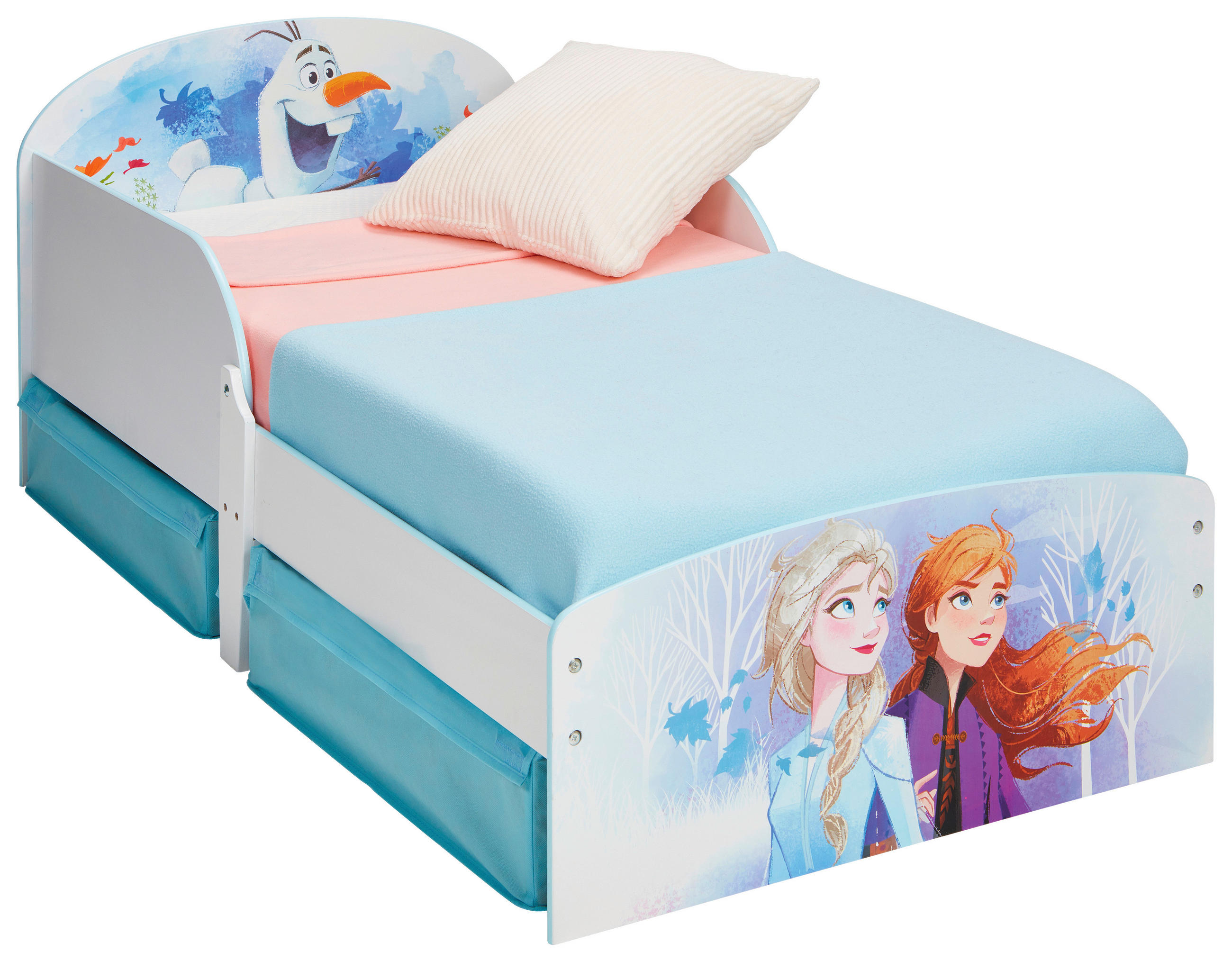KINDER-/JUNIORBETT Frozen 70/135 cm Multicolor Multicolor - Multicolor, MODERN, Holzwerkstoff/Textil (70/135cm) - Disney