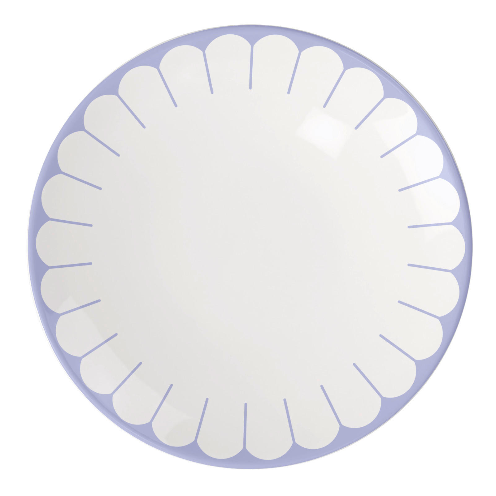 Villeroy & Boch Frühstücksteller Fleur Bleu Weiß, Hellblau 2.5 cm