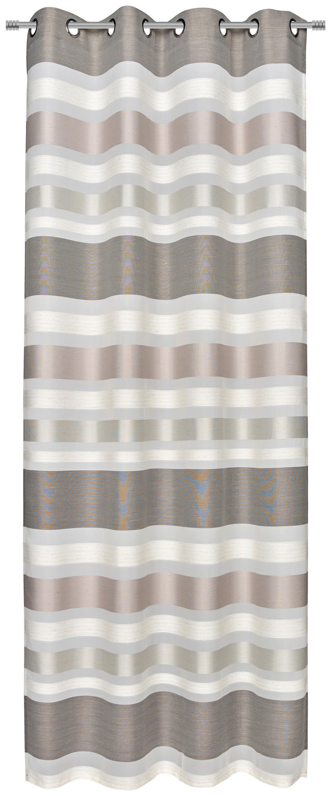 ZÁVĚS S OČKY, poloprůhledné, 135/245 cm - Konvenční, textil (135/245cm) - Esposa