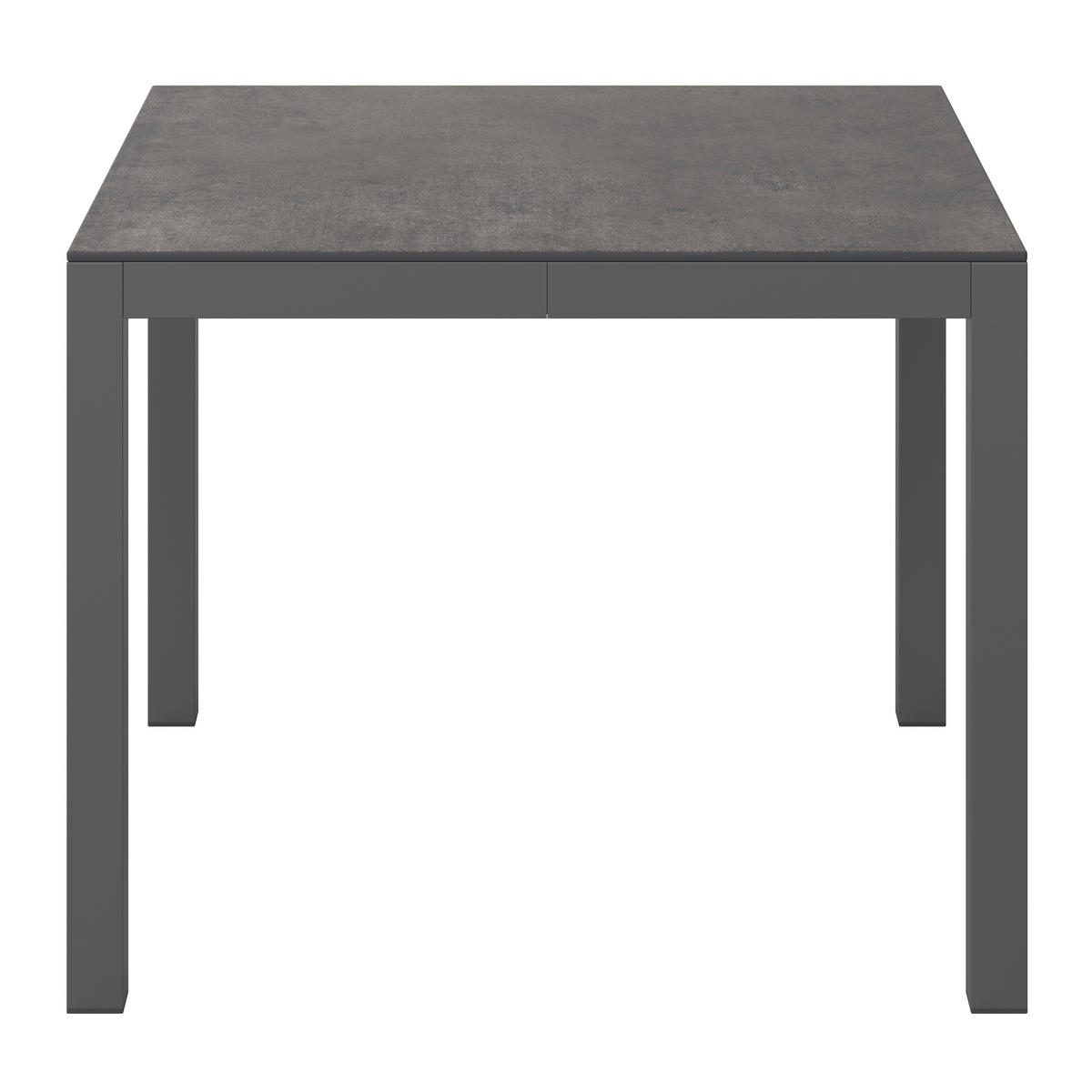 LOUNGEGARNITUR 4-teilig  193/193 cm  Aluminium  - Anthrazit/Schwarz, MODERN, Keramik/Textil (193/193cm) - Beldano