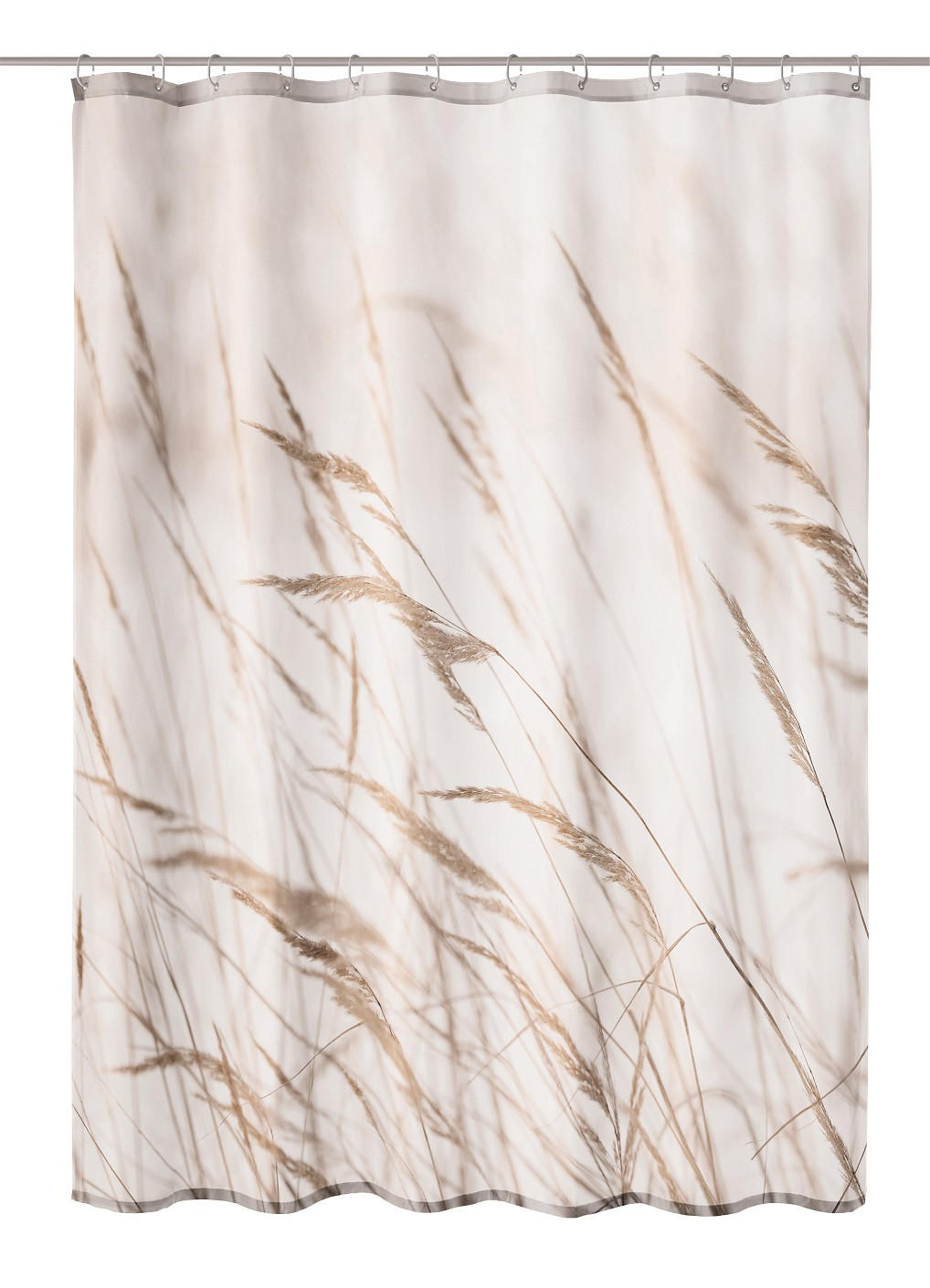 DUSCHVORHANG 180/200 cm  - Naturfarben, Basics, Textil (180/200cm) - Kleine Wolke